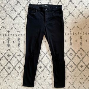 Express High Rise Distressed Stretch Legging Jean